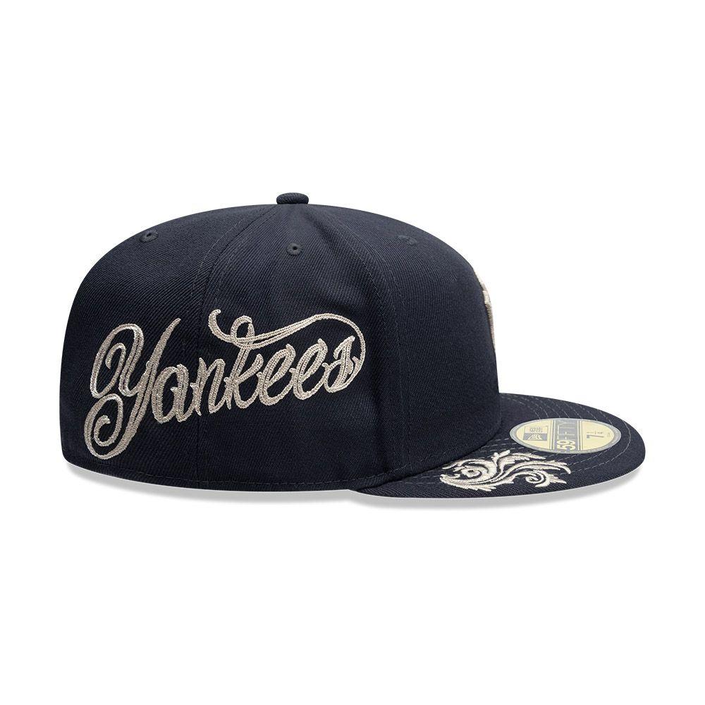 Gorra 59Fifty MLB New York Yankees Wordmark Azul M. - 60792428-3