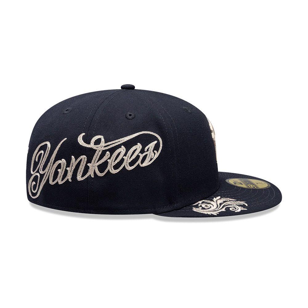 Gorra 59Fifty MLB New York Yankees Wordmark Azul M. - 60792428-4