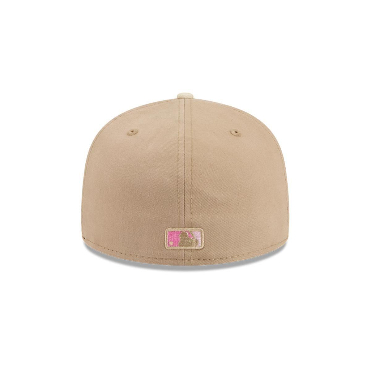 Gorra 59Fifty Los Angeles Dodgers MLB Hand Stitched Beige - 60668442-5