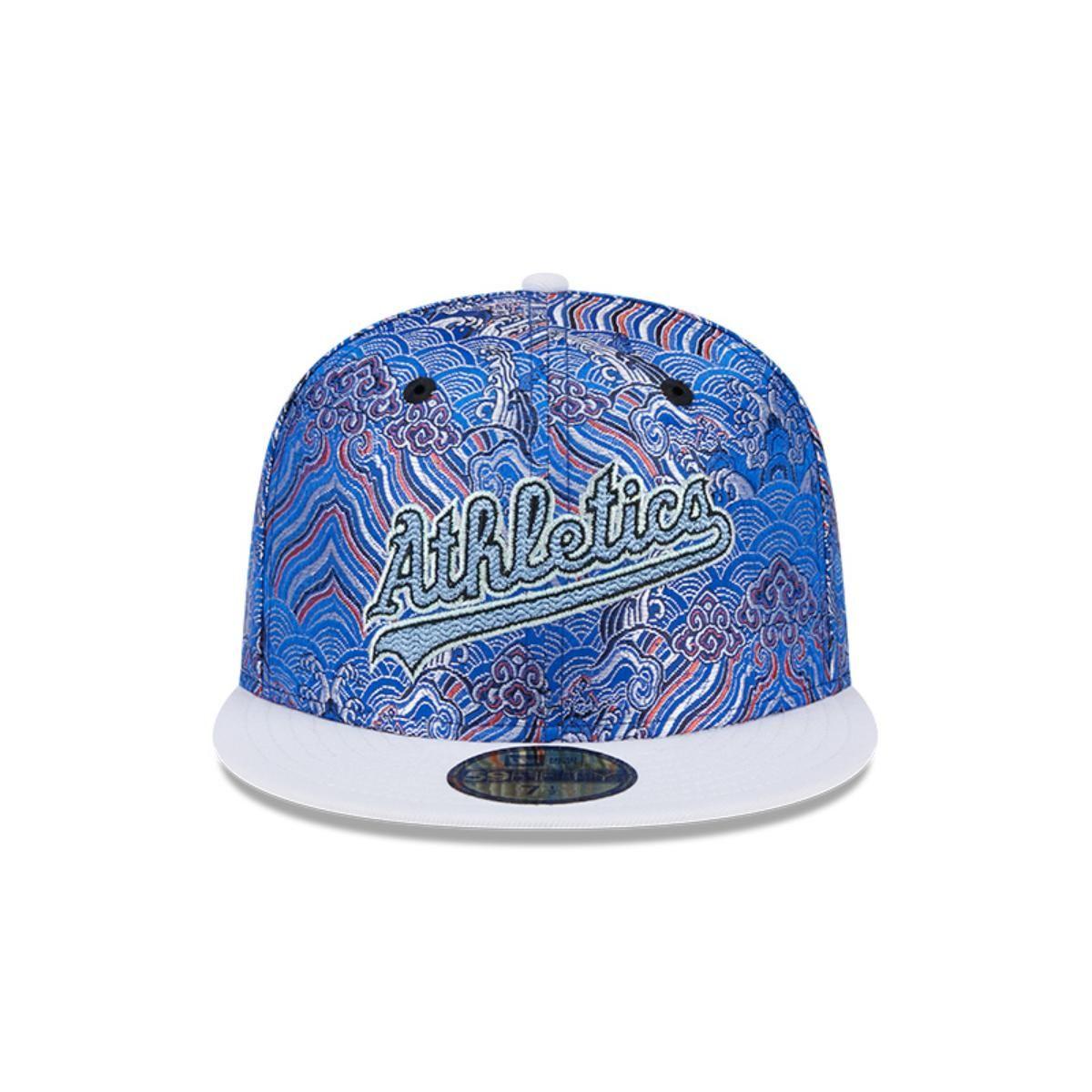 Gorra 59fifty MLB Oakland Athletics Wave Fill Blue-2