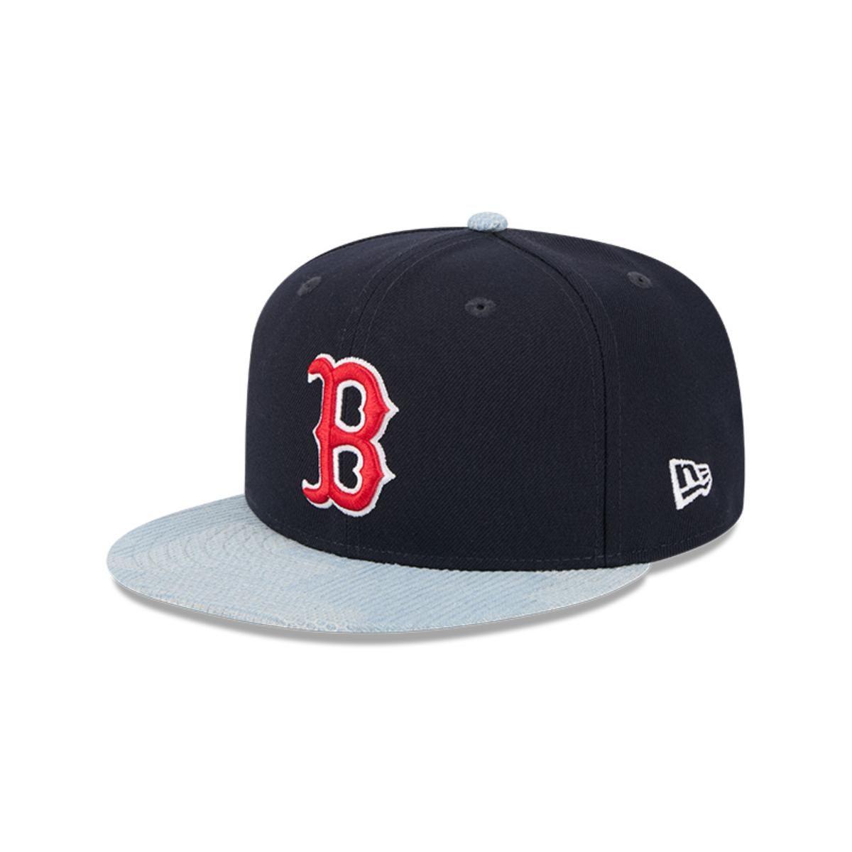 Gorra 59Fifty Boston Red Sox MLB Patch Denim Navy - 60579310-0