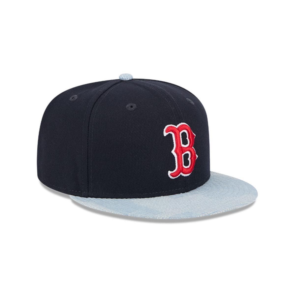 Gorra 59Fifty Boston Red Sox MLB Patch Denim Navy - 60579310-1