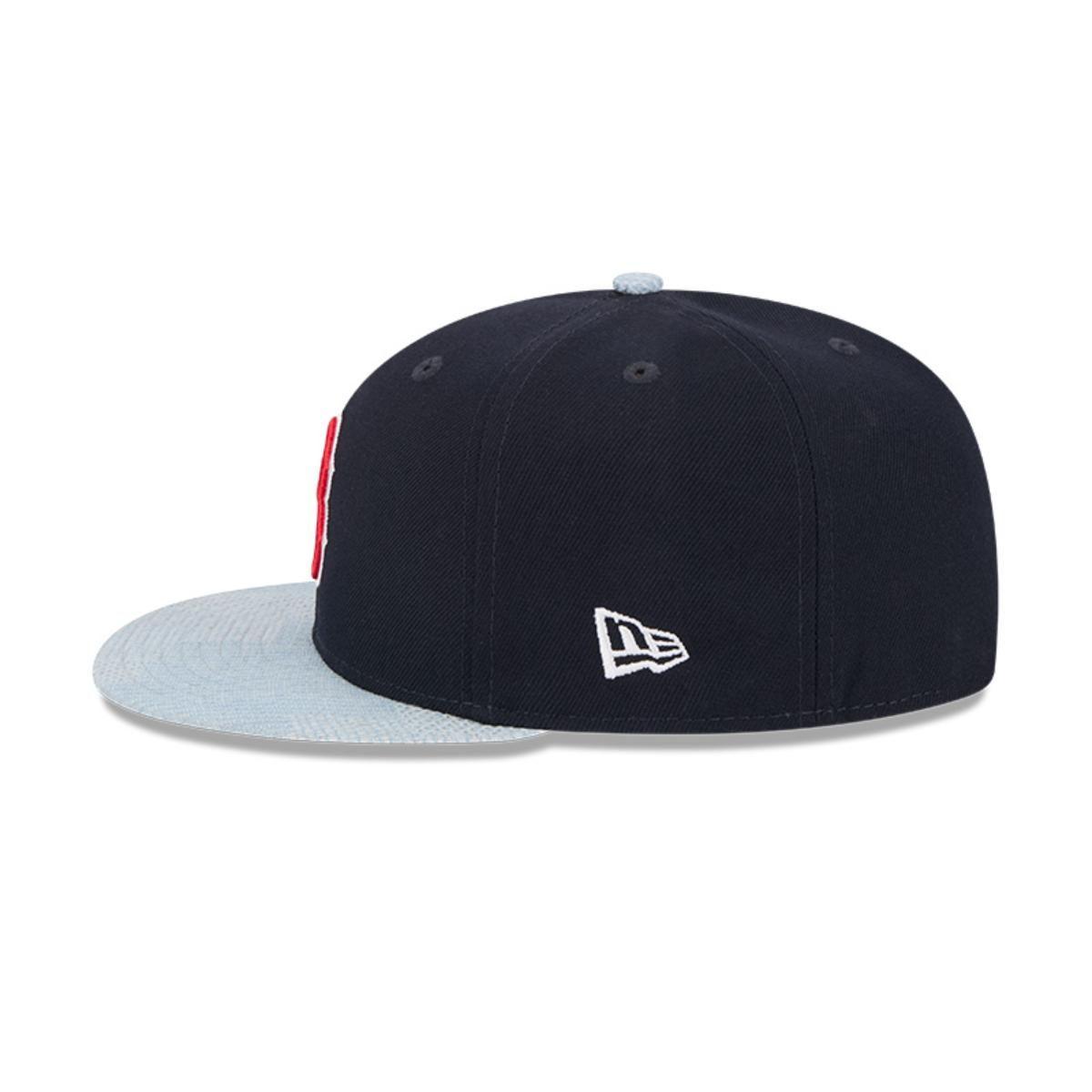 Gorra 59Fifty Boston Red Sox MLB Patch Denim Navy - 60579310-3