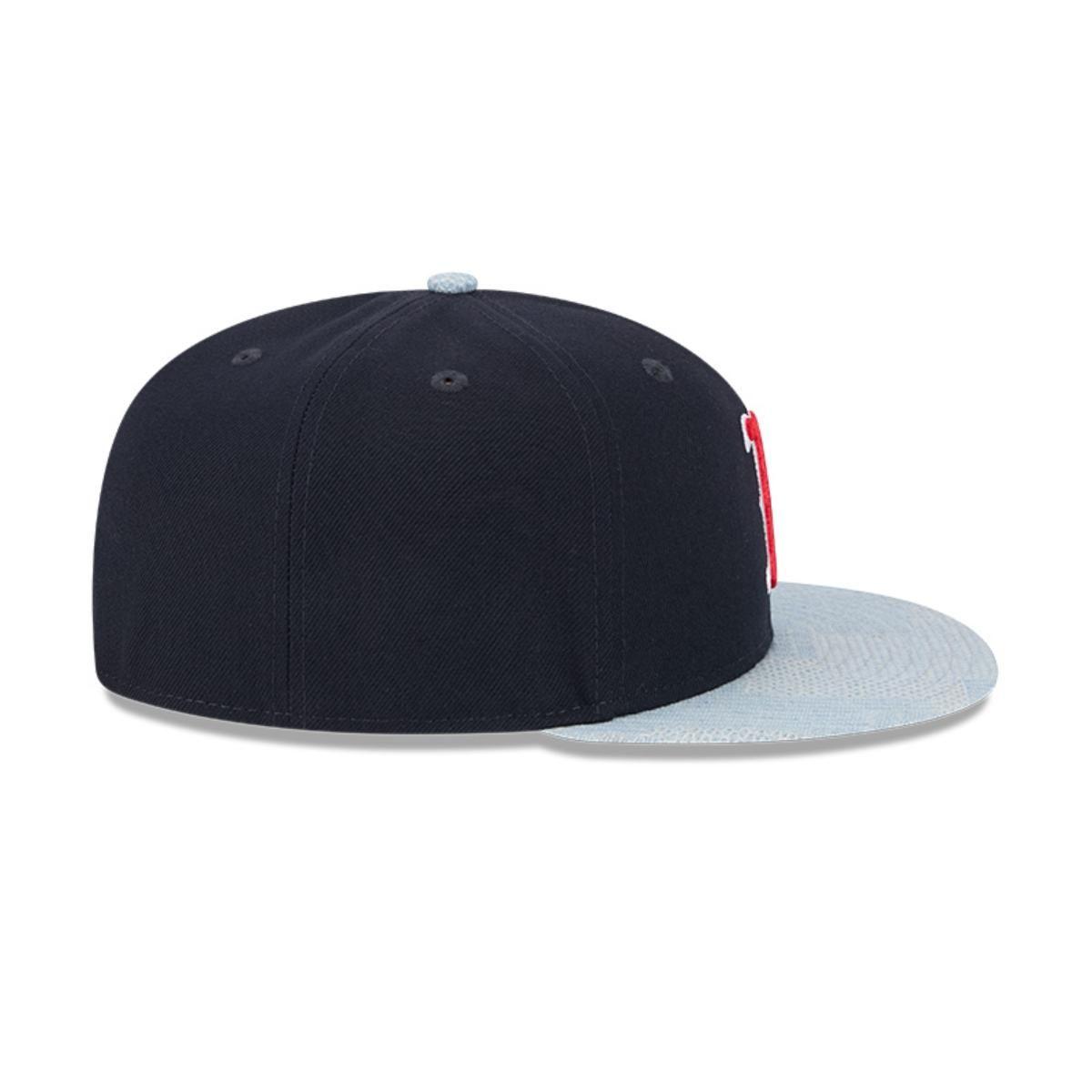Gorra 59Fifty Boston Red Sox MLB Patch Denim Navy - 60579310-5
