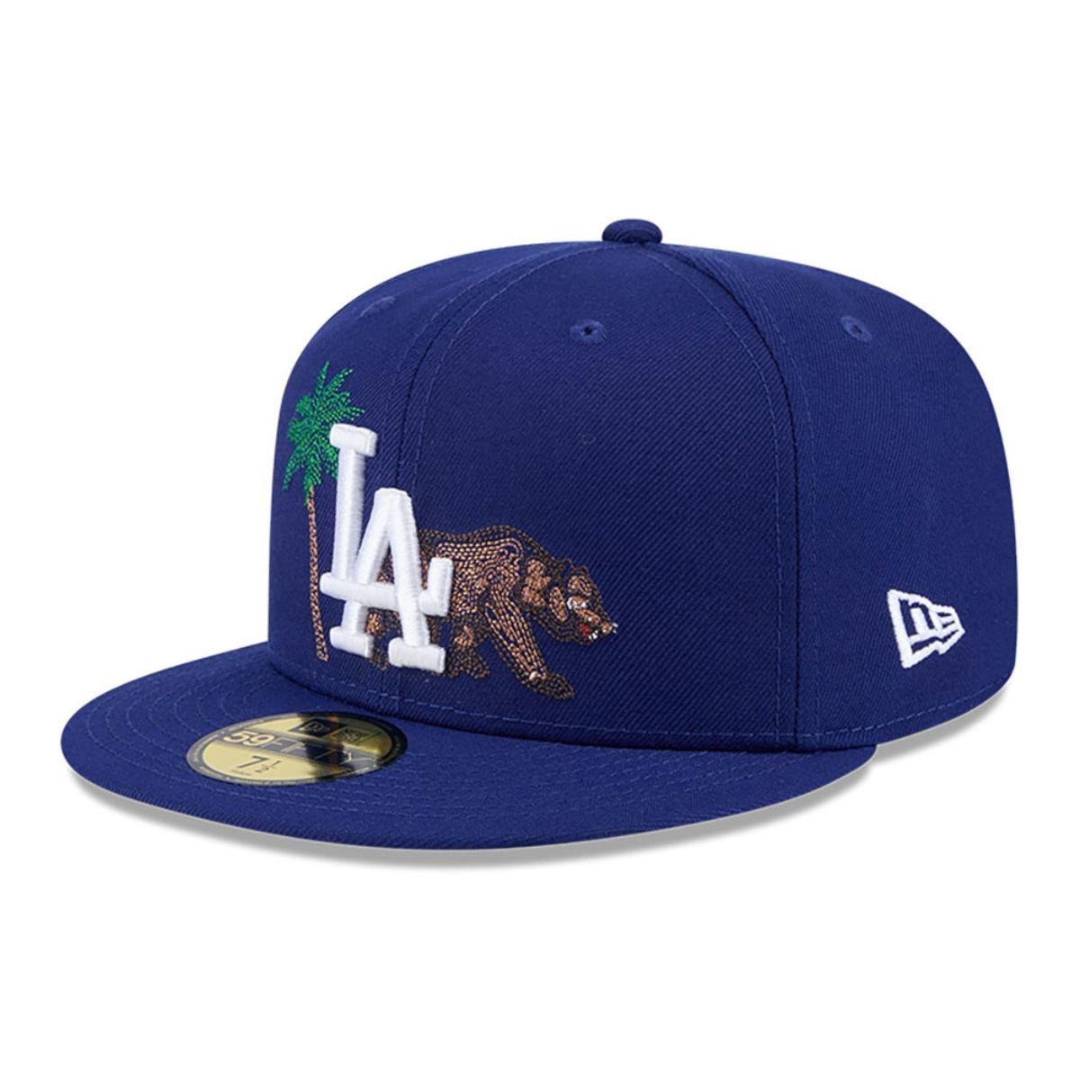 Gorra 59Fifty Los Angeles Dodgers MLB State Stitch Dk Blue - 60641262-1