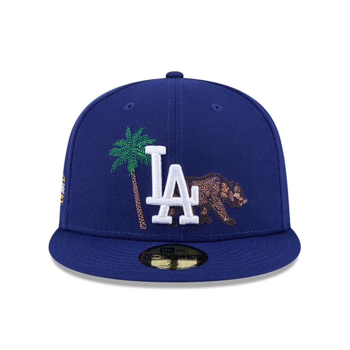 Gorra 59Fifty Los Angeles Dodgers MLB State Stitch Dk Blue - 60641262-2
