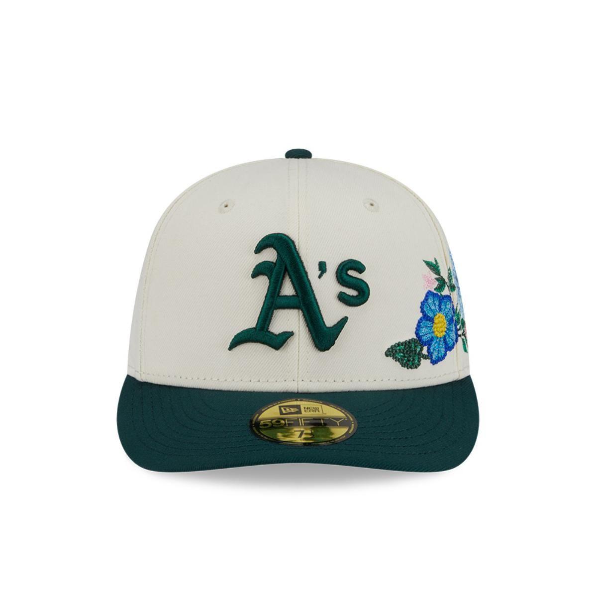 Gorra 59Fifty Oakland Athletics Tonal Florals Dark Green - 60668973-2