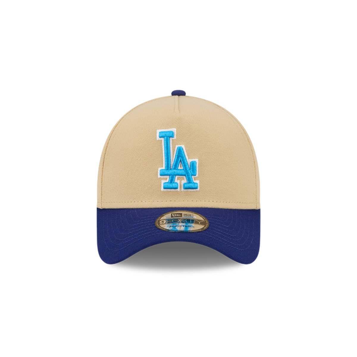 Gorro 9forty MLB Los Angeles Dodgers City Sidepatch Light Beige-2