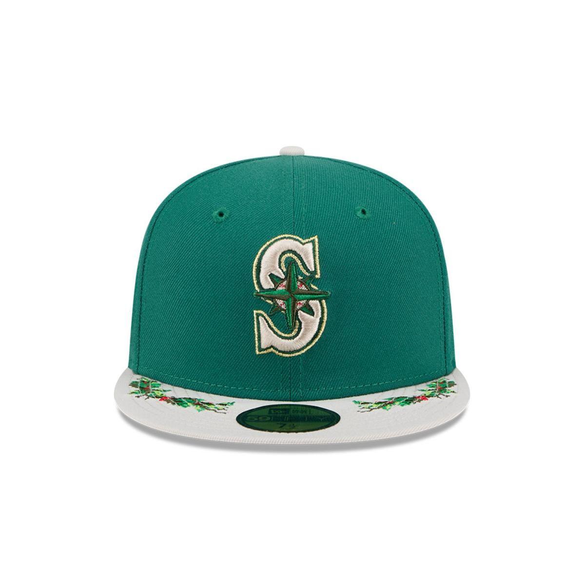 Gorra 59Fifty  MLB Seattle Mariners Novelty Holly Green Med - 60645834-2