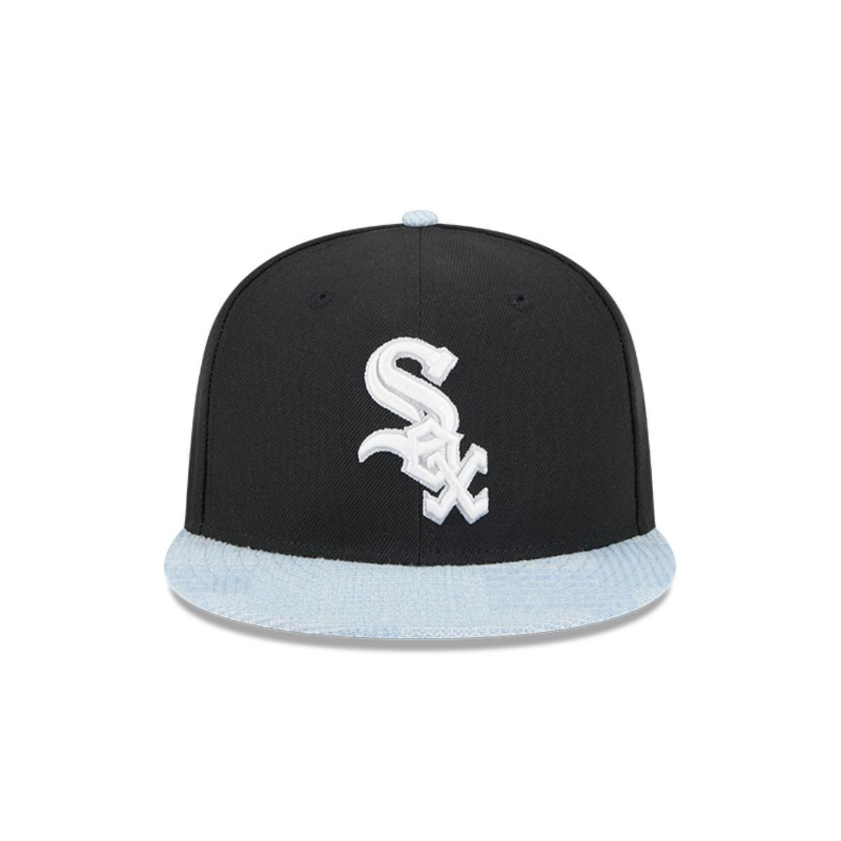 Gorra 59Fifty Chicago White Sox MLB Patch Denim Negro - 60579312-2