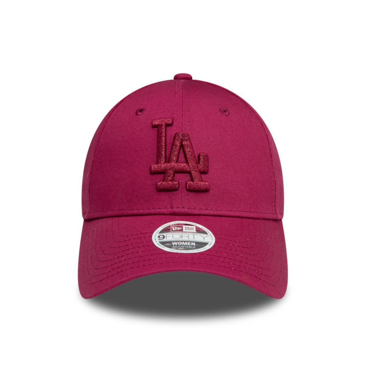 Gorra 9Forty Los Angeles Dodgers MLB Metallic Dark Red Woman - 60595493-2
