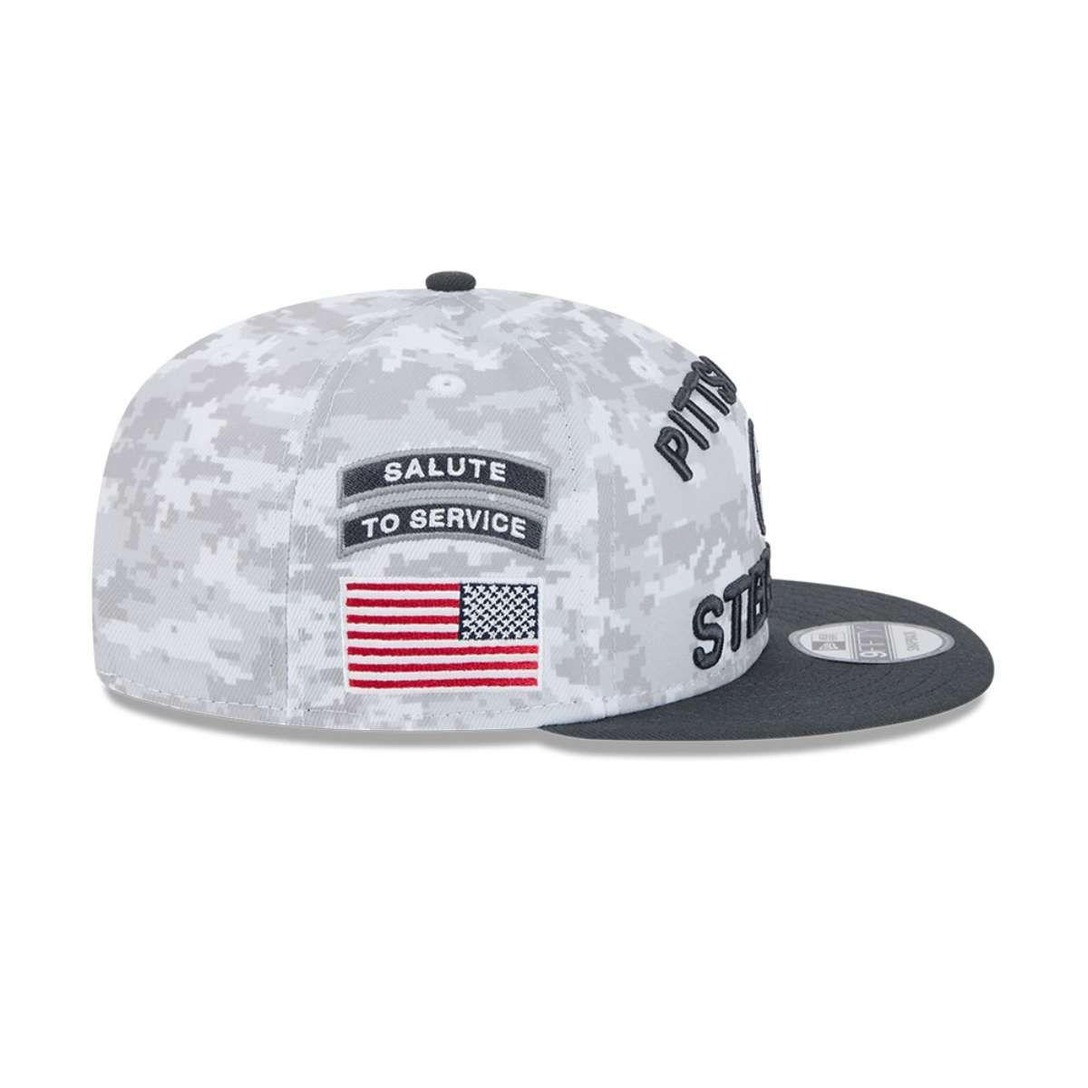 Gorra 9Fifty Pittsburgh Steelers NFL Salute to Service Charcoal - 60583036-4
