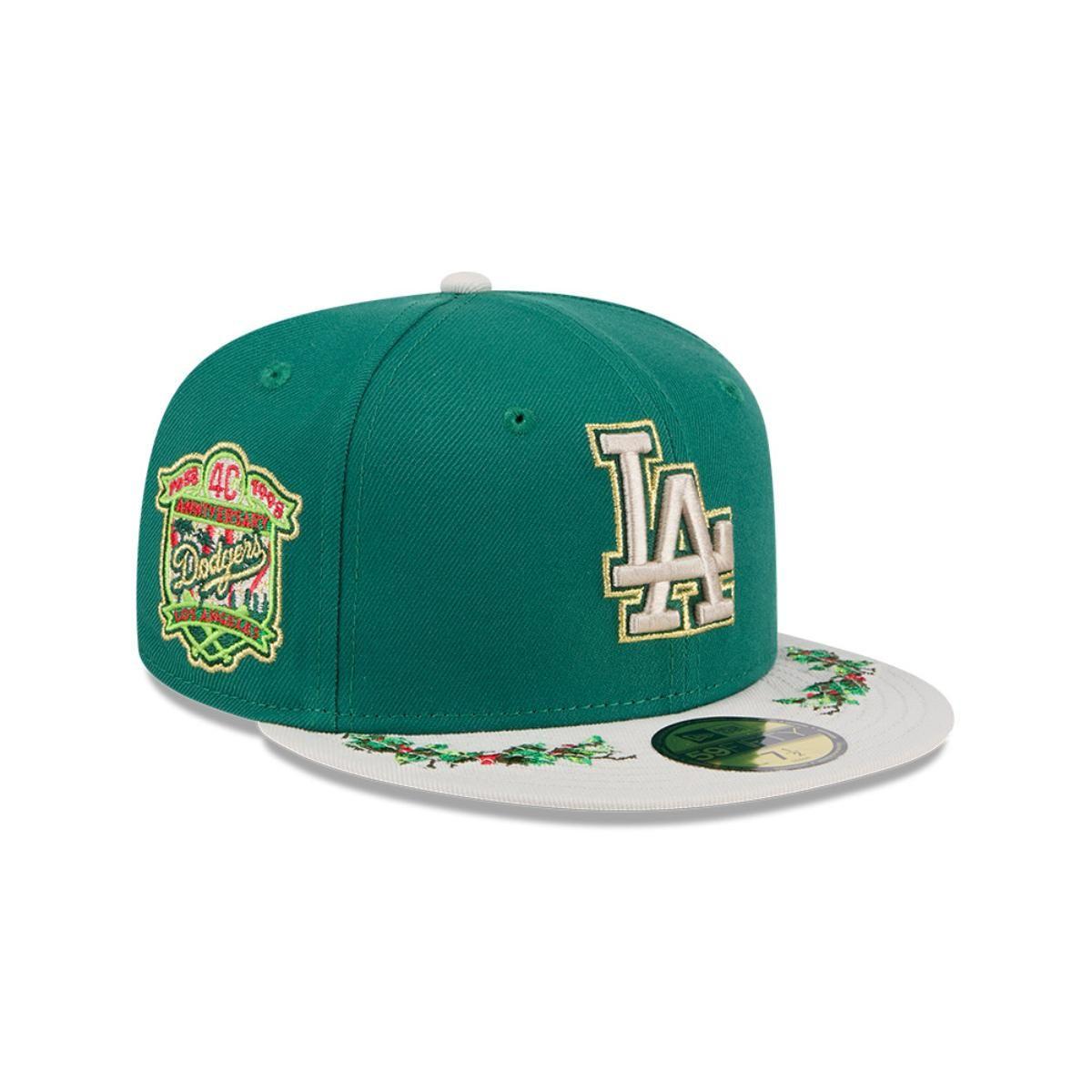 Gorra 59Fifty MLB Los Angeles Dodgers Novelty Holly Green - 60645835-0