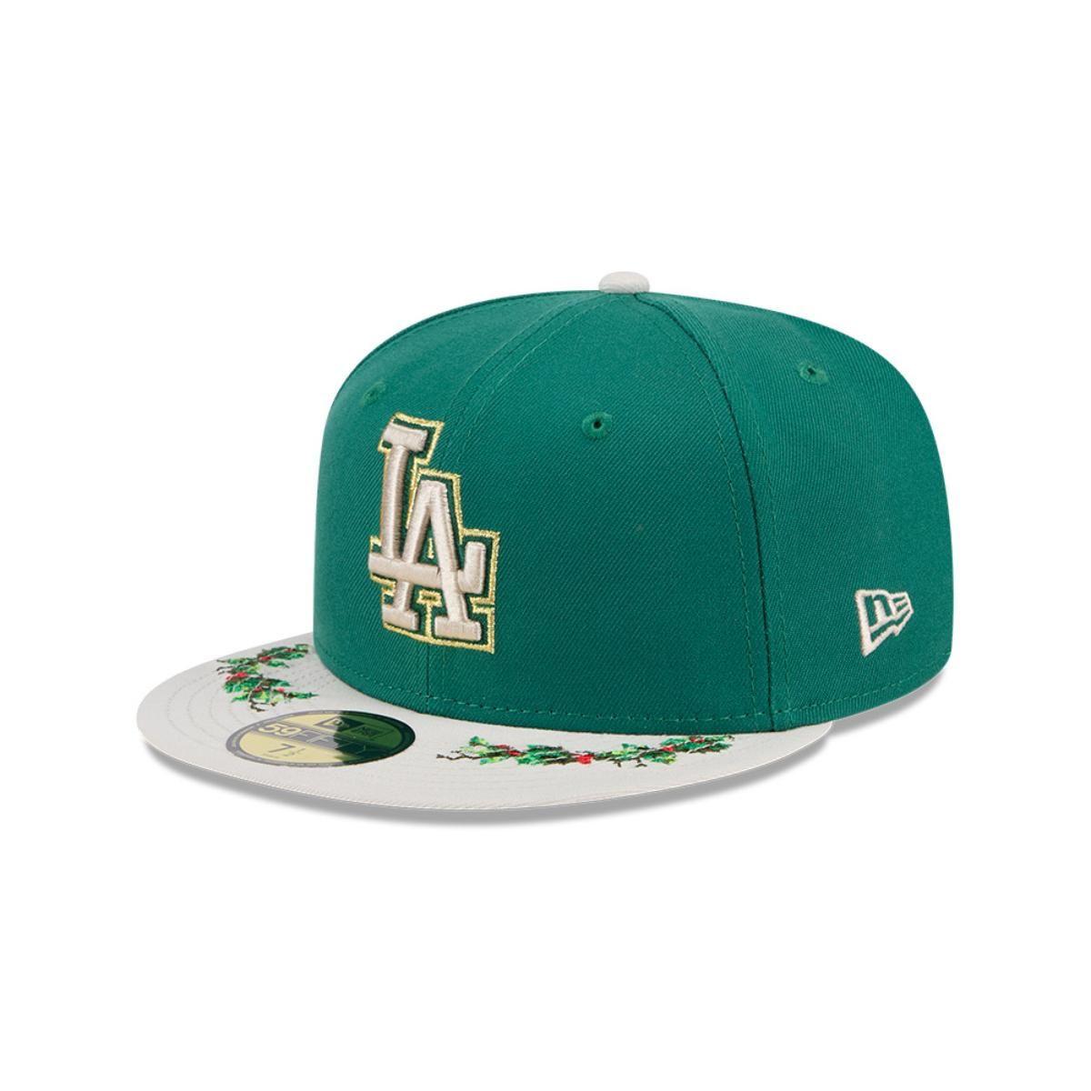 Gorra 59Fifty MLB Los Angeles Dodgers Novelty Holly Green - 60645835-1
