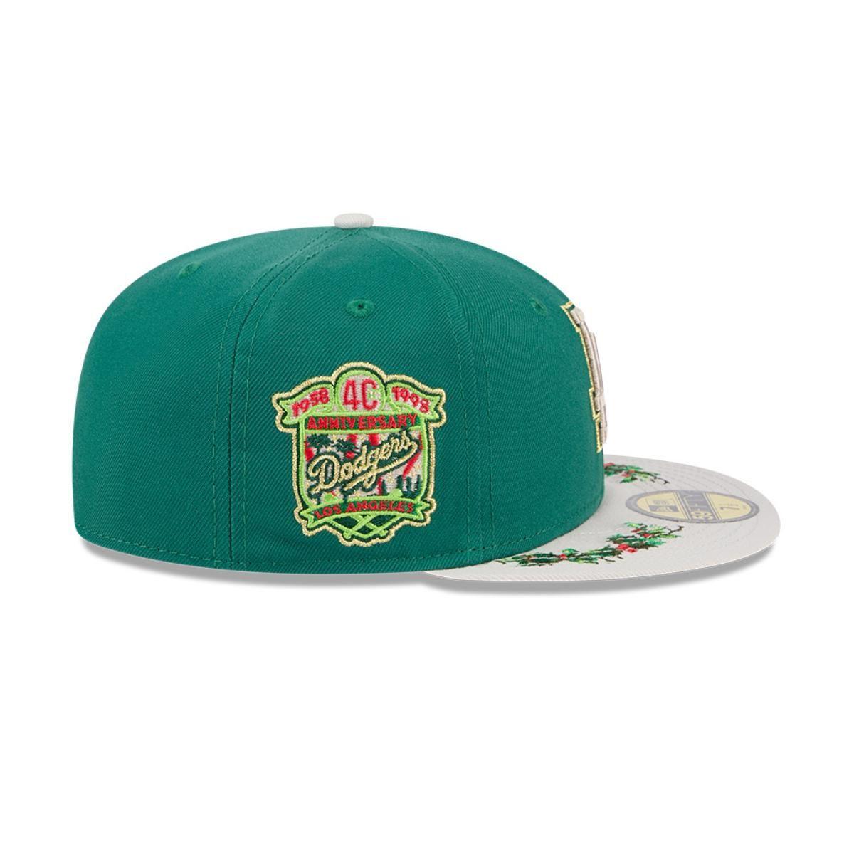 Gorra 59Fifty MLB Los Angeles Dodgers Novelty Holly Green - 60645835-4