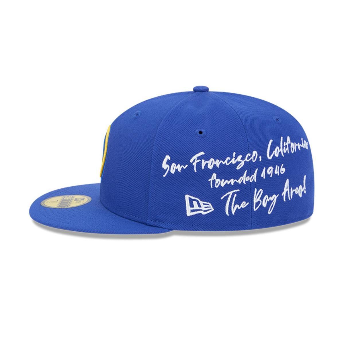 Gorra 59Fifty Golden State Warriors NBA Team Verbiage Blue - 60573639-3