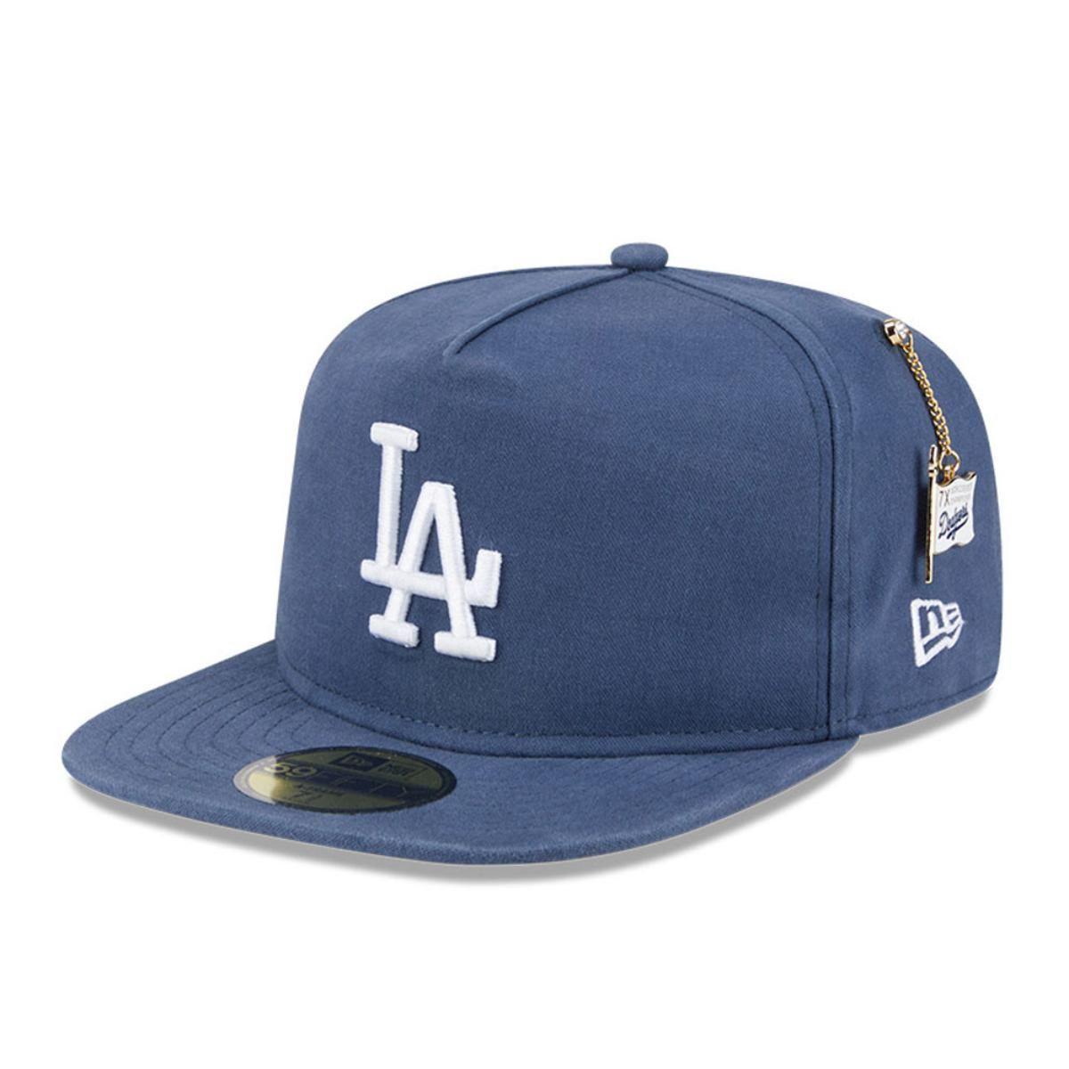 Gorra 59Fifty LA Championshio Side Flag Blue - 60640953-0