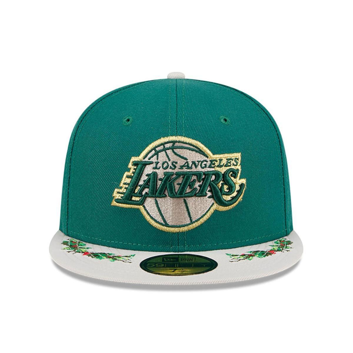 Gorra 59Fifty Los Angeles Lakers NBA Novelty Holly Green Med - 60645829-2