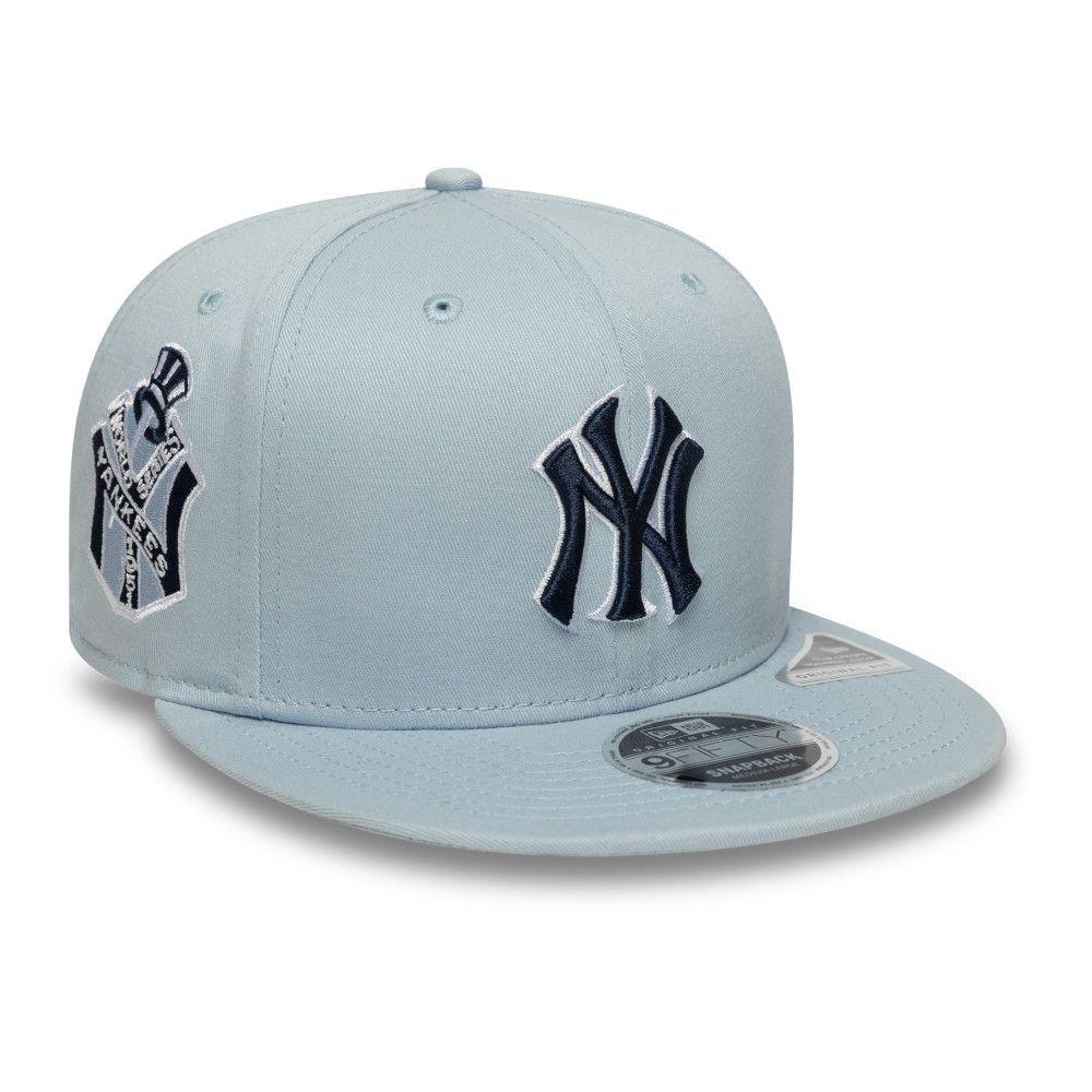 Gorra 9Fifty New York Yankees World Series Patch Celeste - 60667548-2