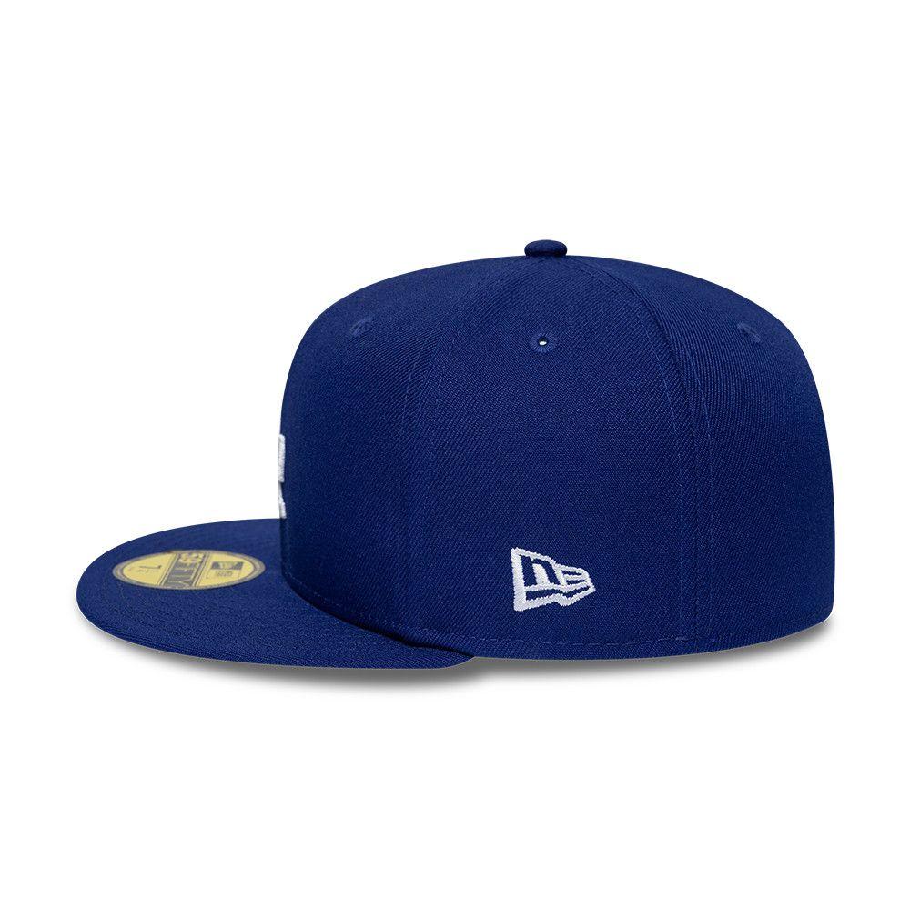 Gorra 59Fifty MLB Los Angeles Dodgers Side Patch Azul Marino - 60870091-5