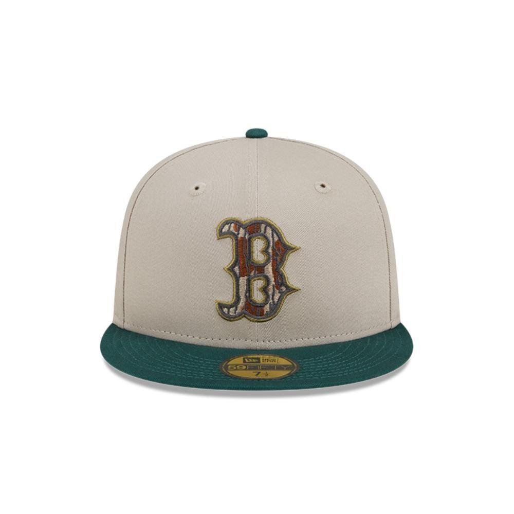 Jockey Boston Red Sox MLB 59Fifty Tree Bark Fill Grey - 60553967-2