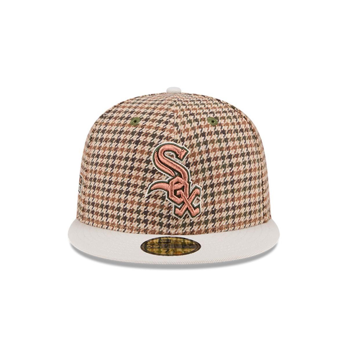 Gorra 59Fifty Chicago White Sox MLB Houndstooh Open Brown - 60573416-2