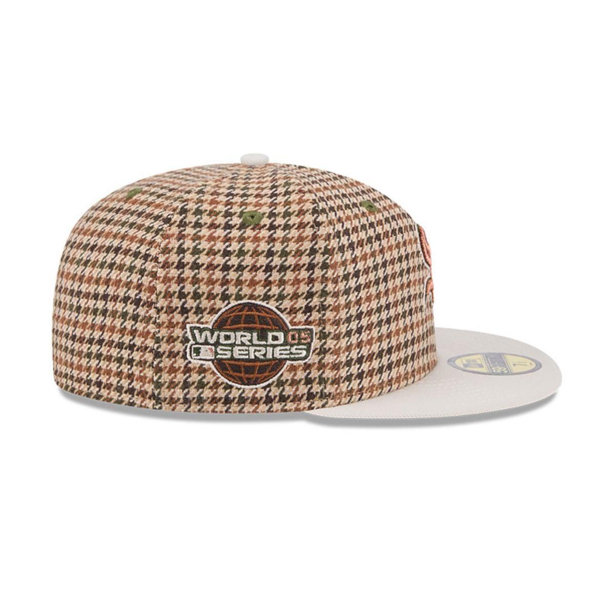 Gorra 59Fifty Chicago White Sox MLB Houndstooh Open Brown - 60573416-3