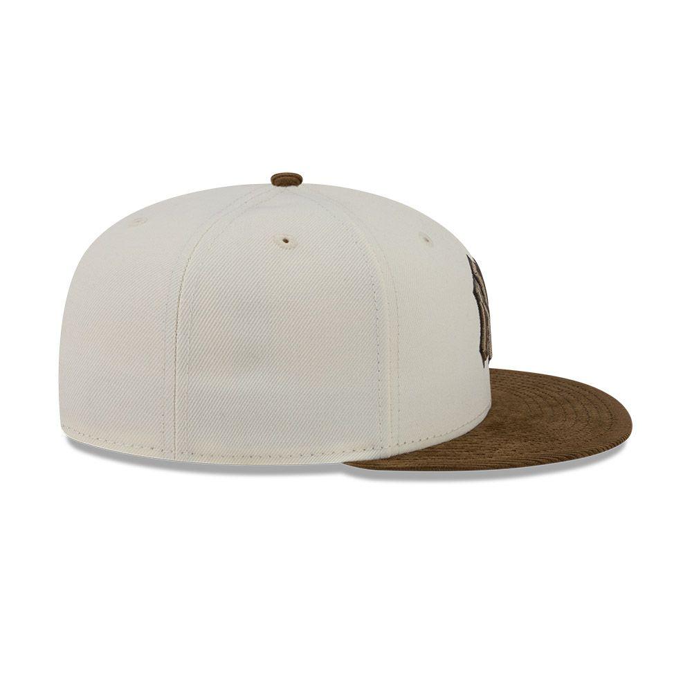 Gorra 59Fifty MLB New York Yankees Corduroy Blanco - 60871321-4