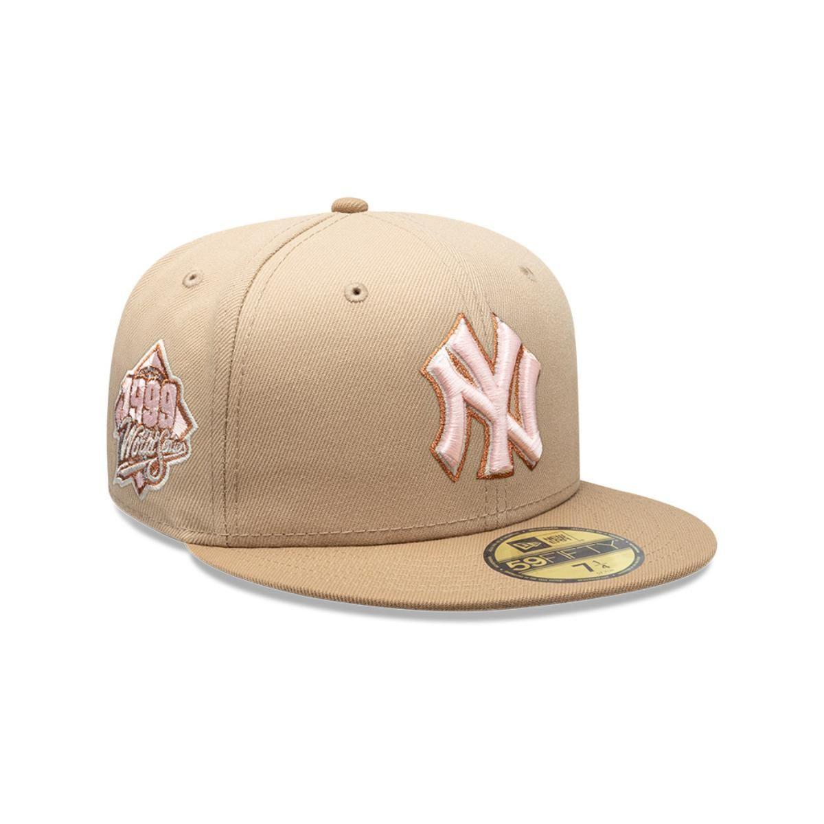 Gorra 59Fifty New York Yankees Pink Khaki Beige - 70861688-0
