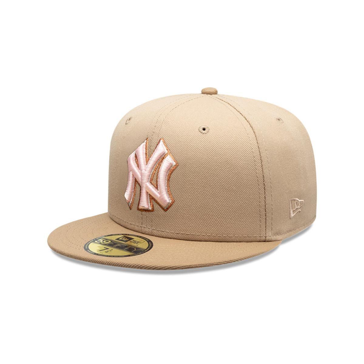 Gorra 59Fifty New York Yankees Pink Khaki Beige - 70861688-1