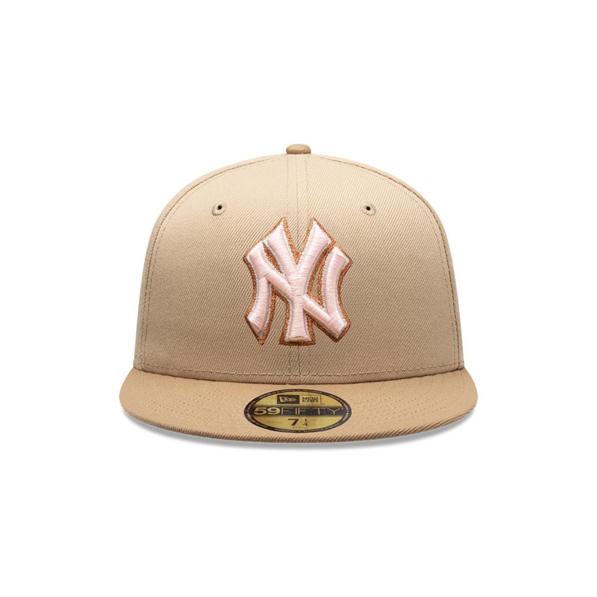 Gorra 59Fifty New York Yankees Pink Khaki Beige - 70861688-2