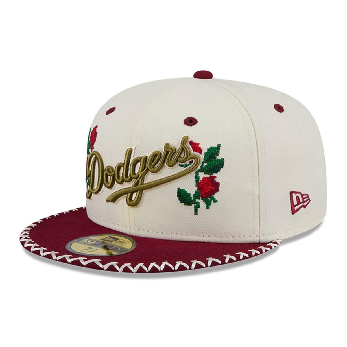 Gorra 59Fifty  MLB Los Angeles Dodgers Novelty Stitch White - 60645866-0