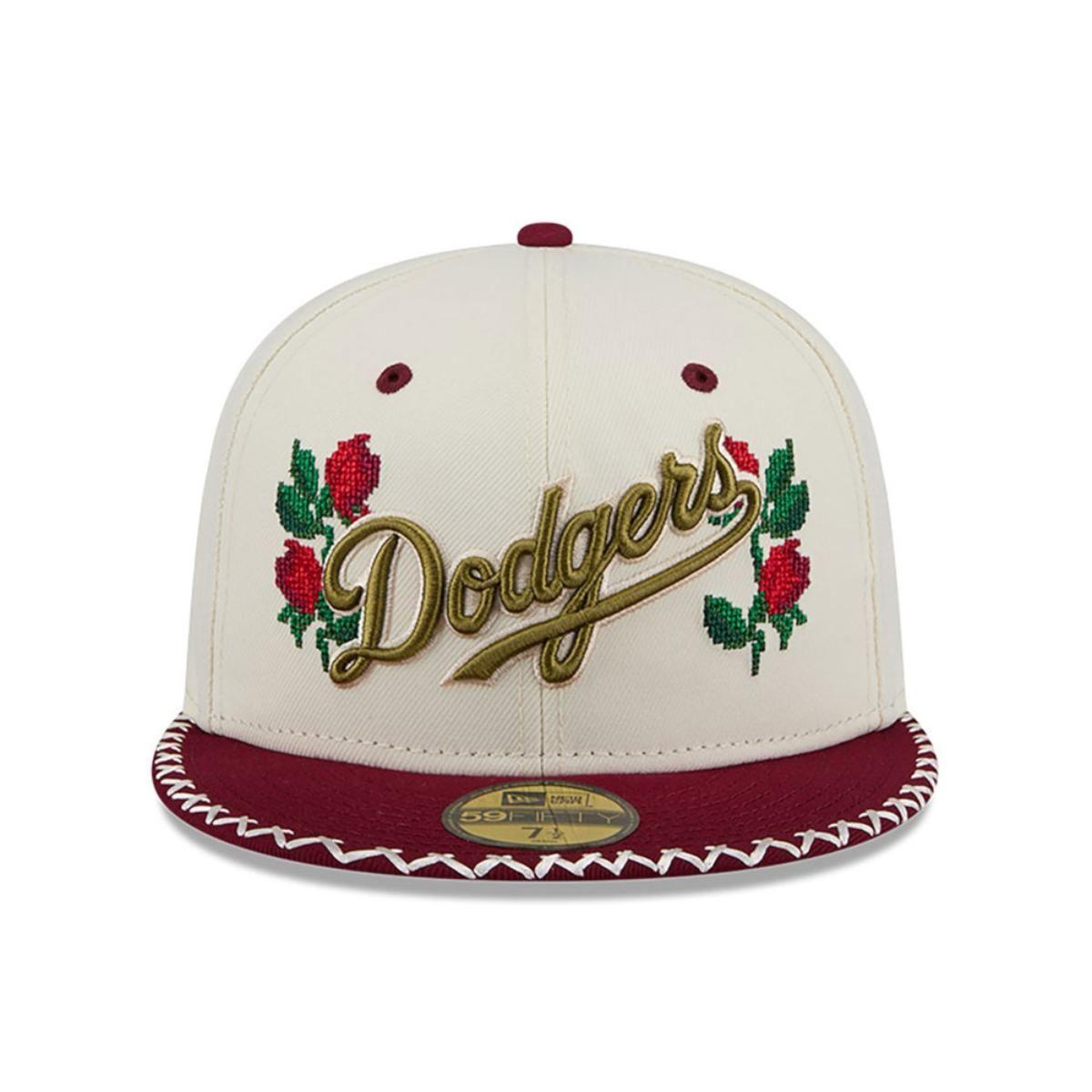 Gorra 59Fifty  MLB Los Angeles Dodgers Novelty Stitch White - 60645866-2