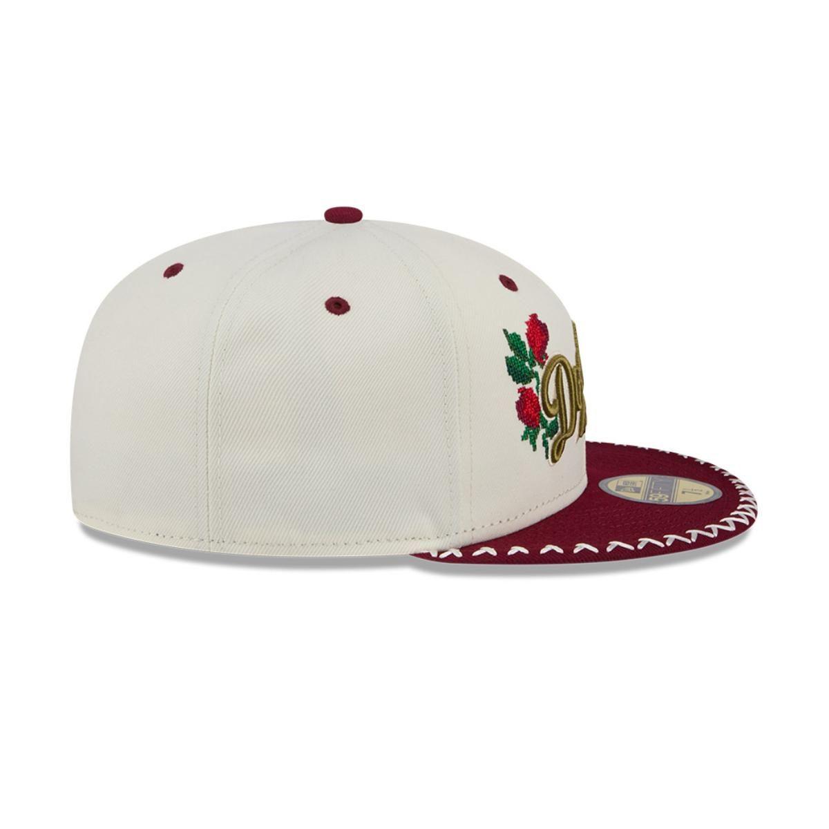Gorra 59Fifty  MLB Los Angeles Dodgers Novelty Stitch White - 60645866-3
