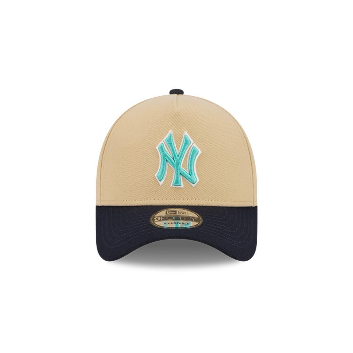 Gorro 9forty MLB New York Yankees City Sidepatch Light Beige-2