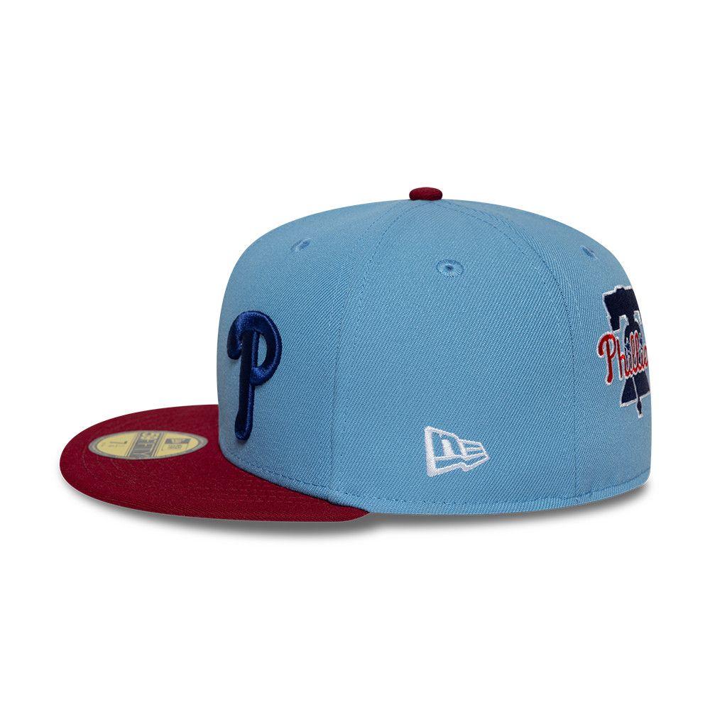 Gorra 59Fifty NBA Philadelphia Phillies MLB Multi Logo Celeste - 60956681-4
