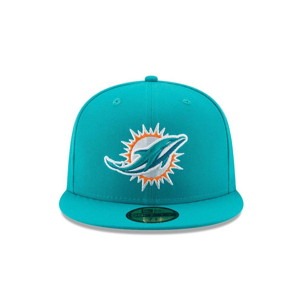 Gorra 59Fifty Miami Dolphins NFL  Clásicos Turquoise - 70339254-2