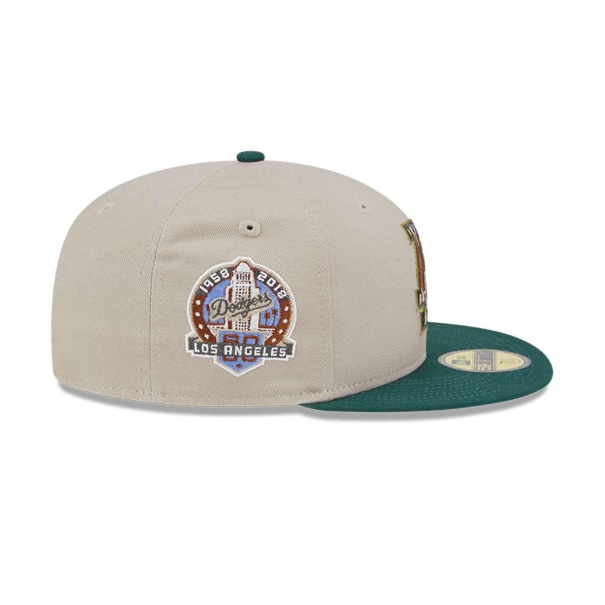 Jockey Los Angeles Dodgers MLB 59Fifty Tree Bark Fill Gris - 60553961-3