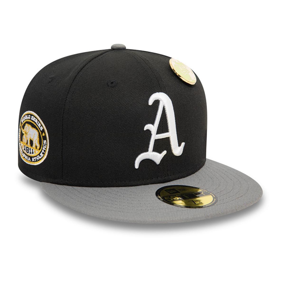 Gorra 59Fifty Oakland Athletics MLB Contrast Pin Black - 60565071-0