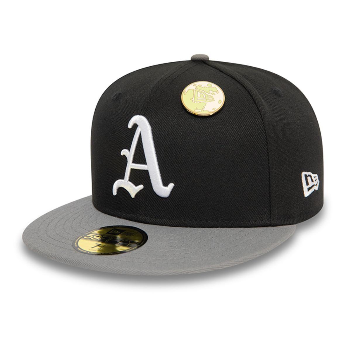 Gorra 59Fifty Oakland Athletics MLB Contrast Pin Black - 60565071-1