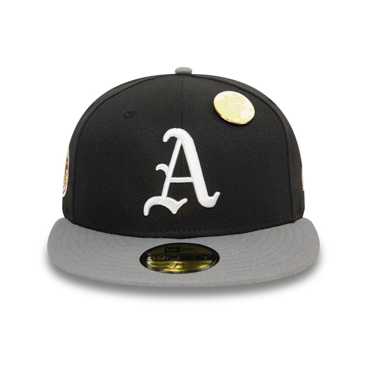 Gorra 59Fifty Oakland Athletics MLB Contrast Pin Black - 60565071-2