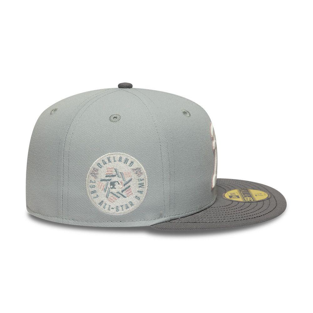 Gorra 59Fifty MLB Oakland Athletics Sakuranagashi Gris - 14952259-3