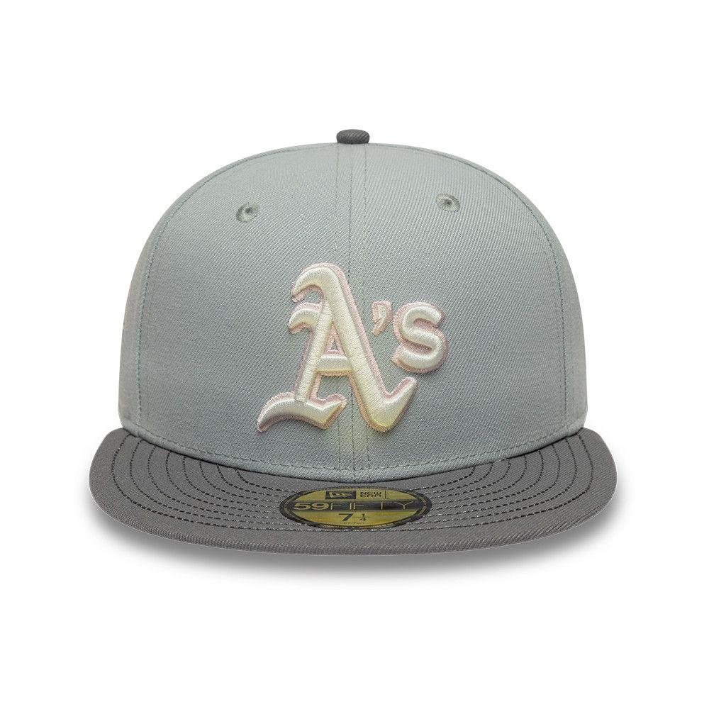 Gorra 59Fifty MLB Oakland Athletics Sakuranagashi Gris - 14952259-4