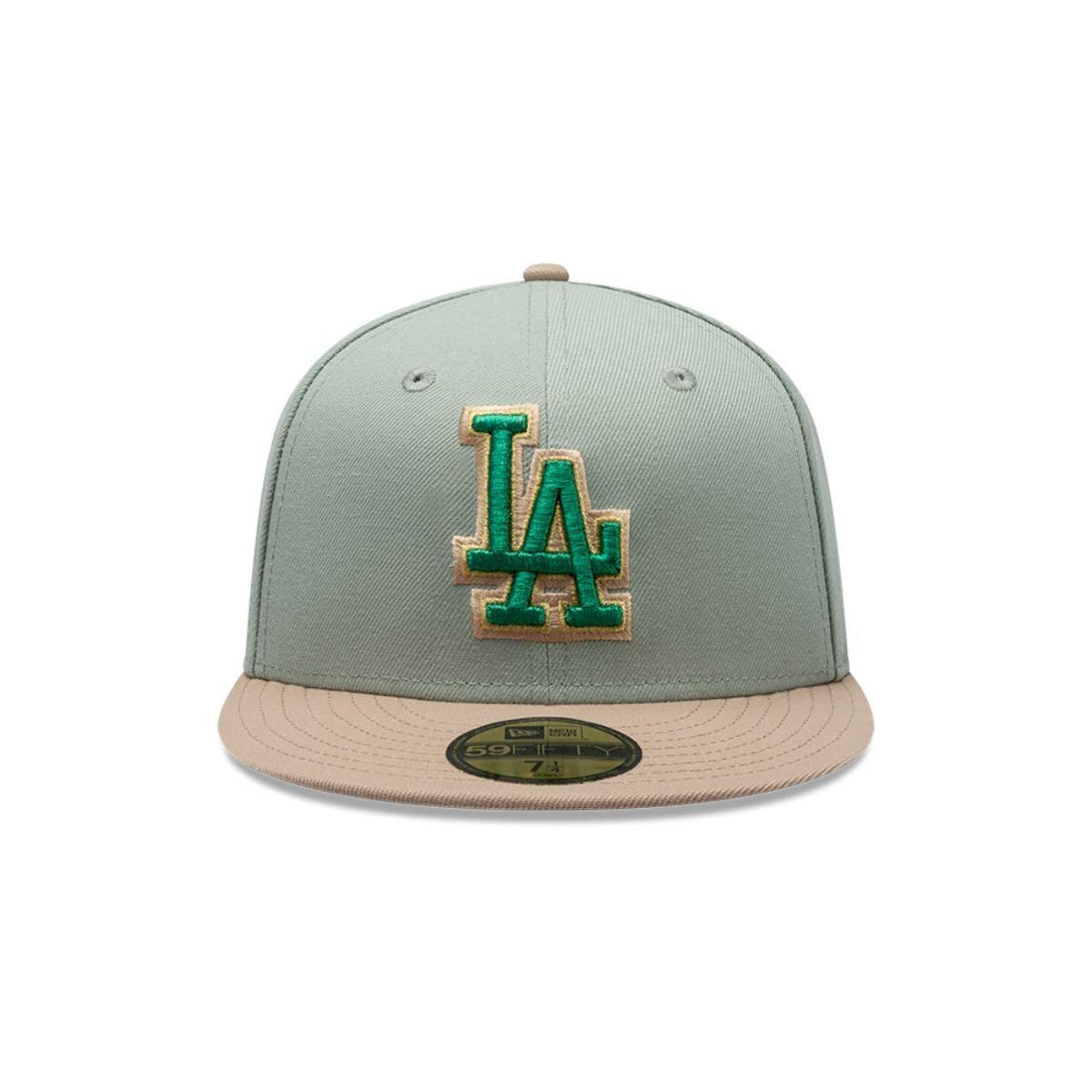 Gorra 59Fifty Los Angeles Dodgers MLB Green Camel Black - 70872547-2