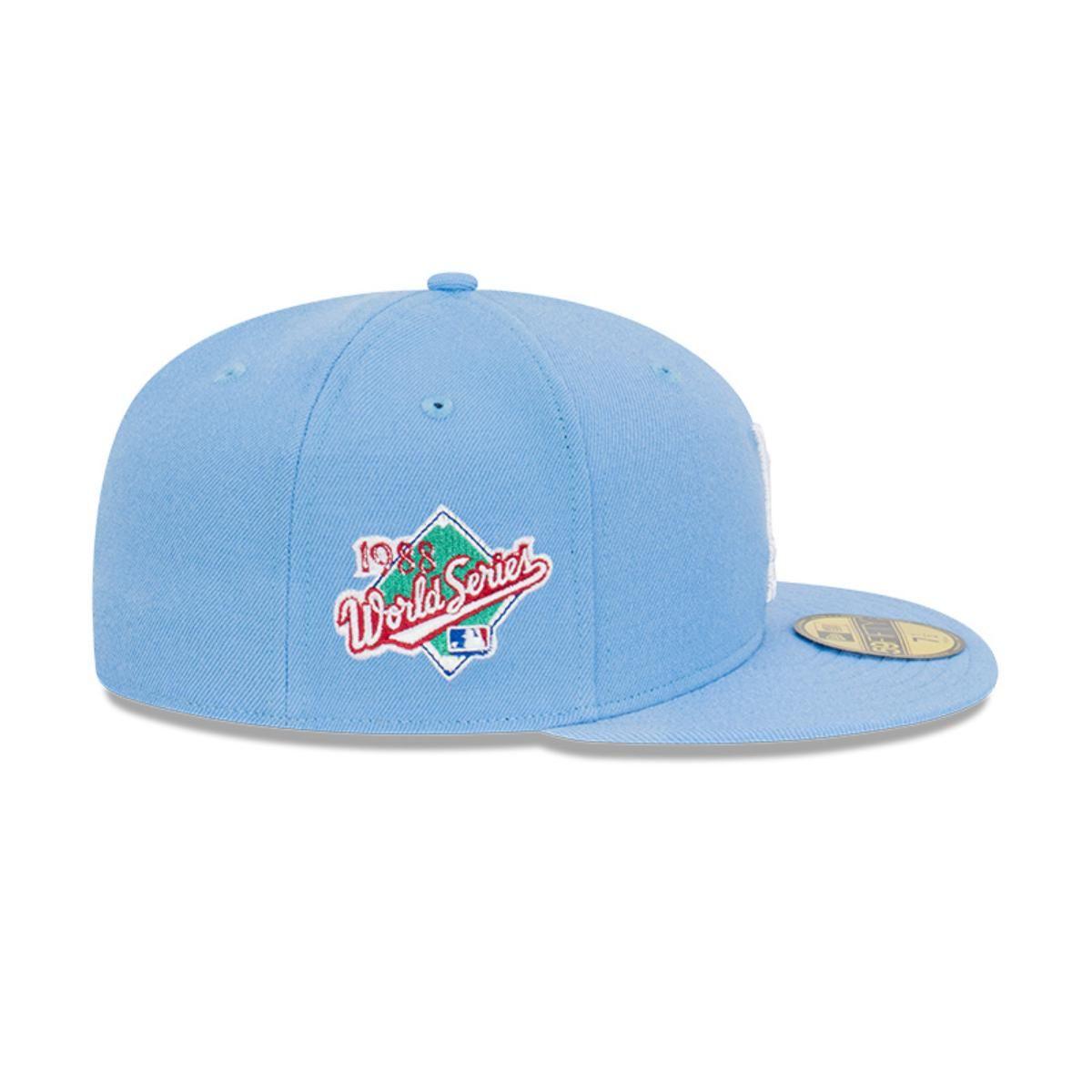 Gorra 59Fifty Los Angeles Dodgers World Series Pastel Blue - 60293237-2