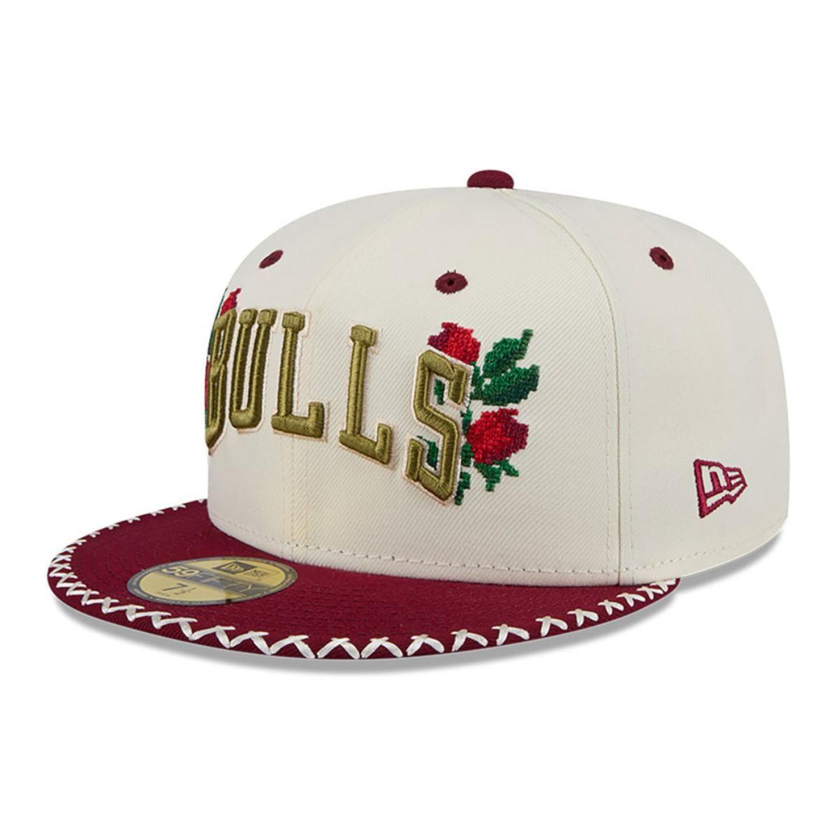 Gorra 59Fifty  NBA Chicago Bulls Novelty Stitch White - 60645875-0