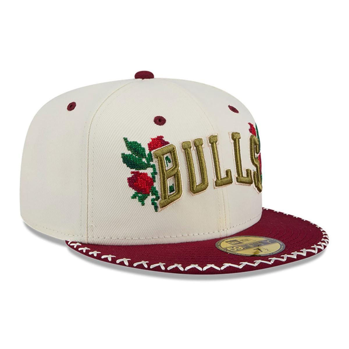 Gorra 59Fifty  NBA Chicago Bulls Novelty Stitch White - 60645875-1