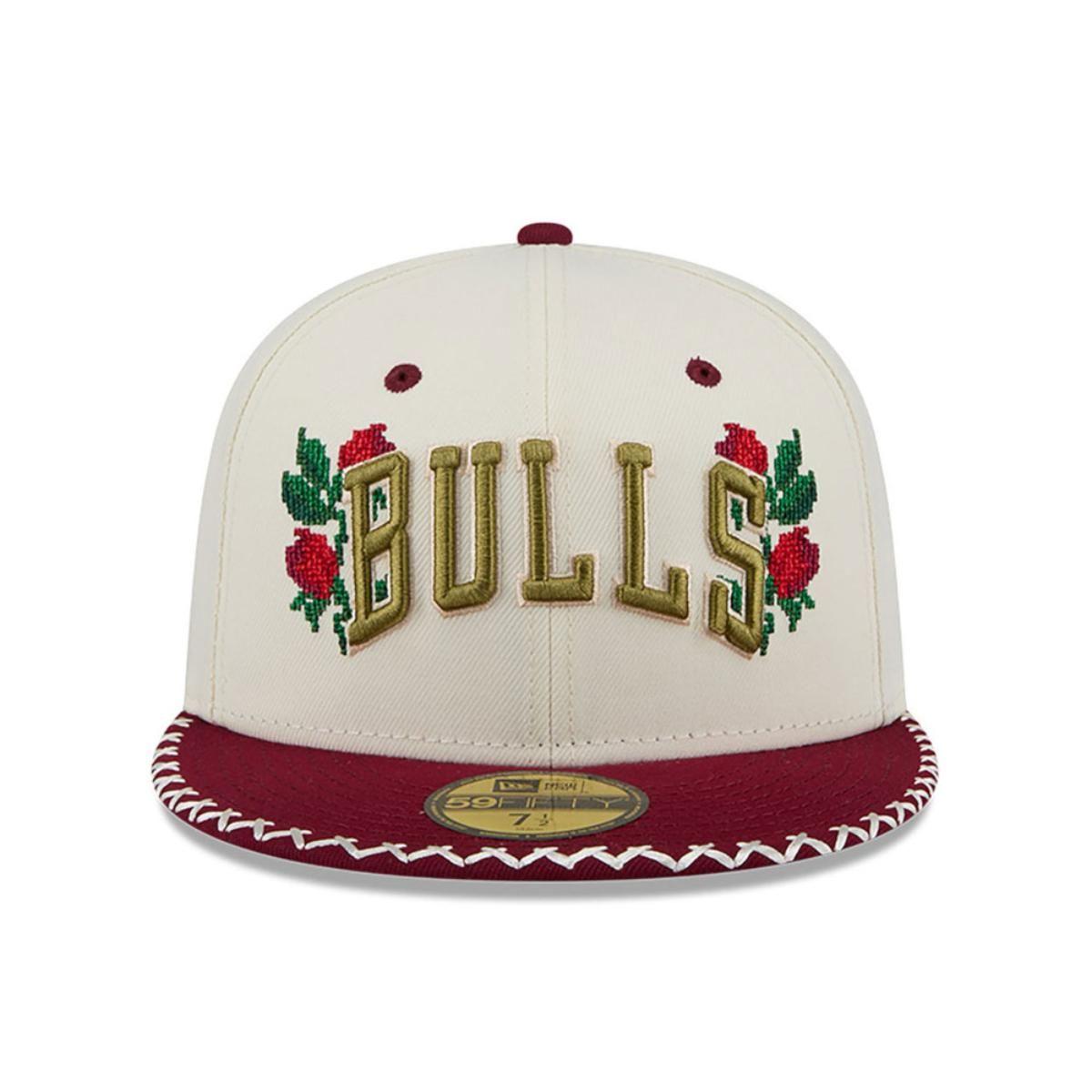 Gorra 59Fifty  NBA Chicago Bulls Novelty Stitch White - 60645875-2