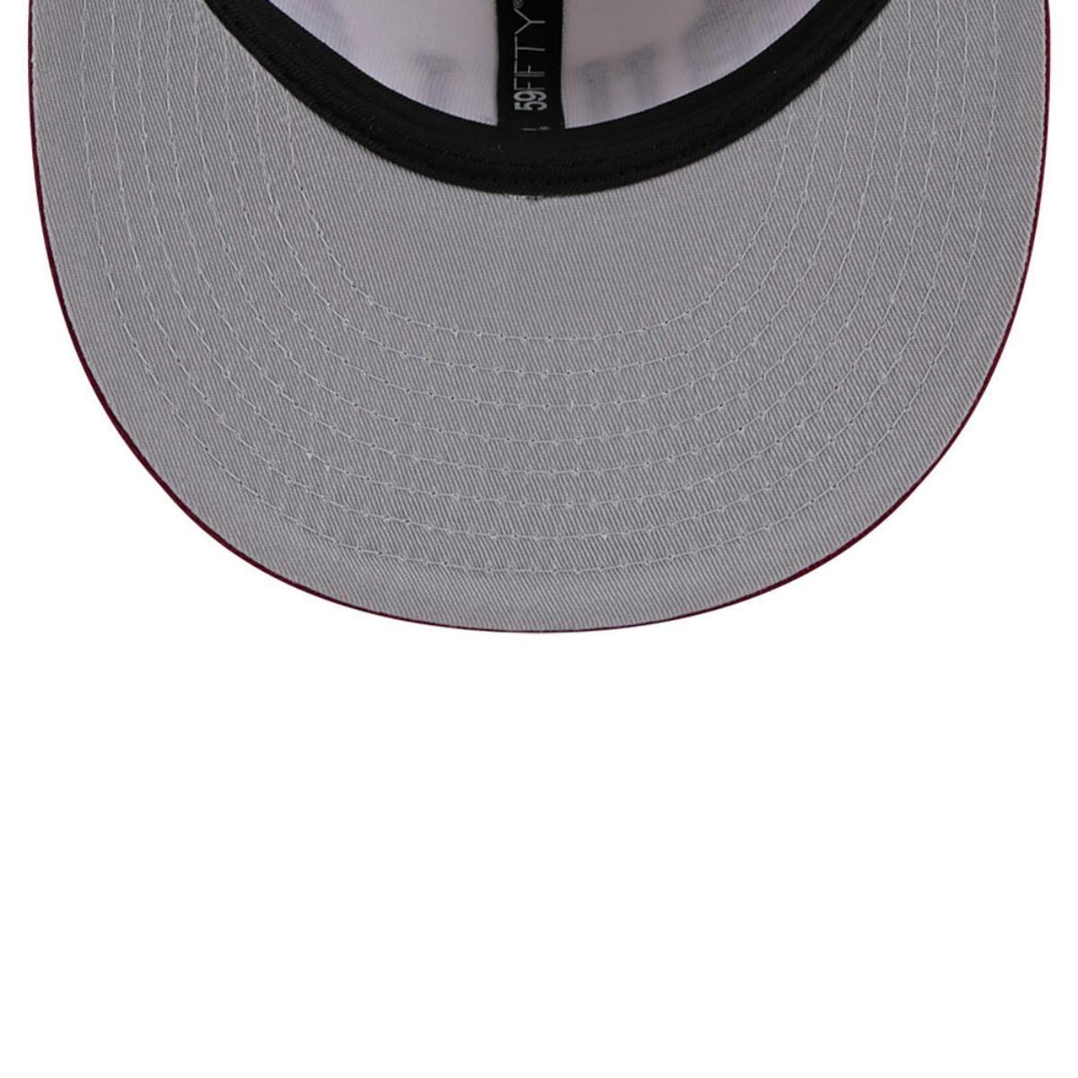 Gorra 59Fifty  NBA Chicago Bulls Novelty Stitch White - 60645875-4