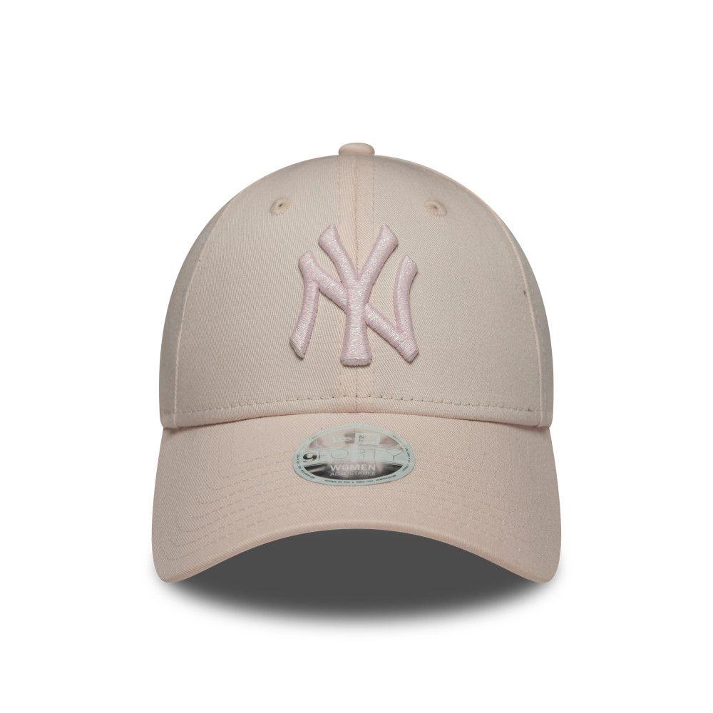 Gorra 9Forty MLB New York Yankees Metallic Rosa Pastel - 60771738-1